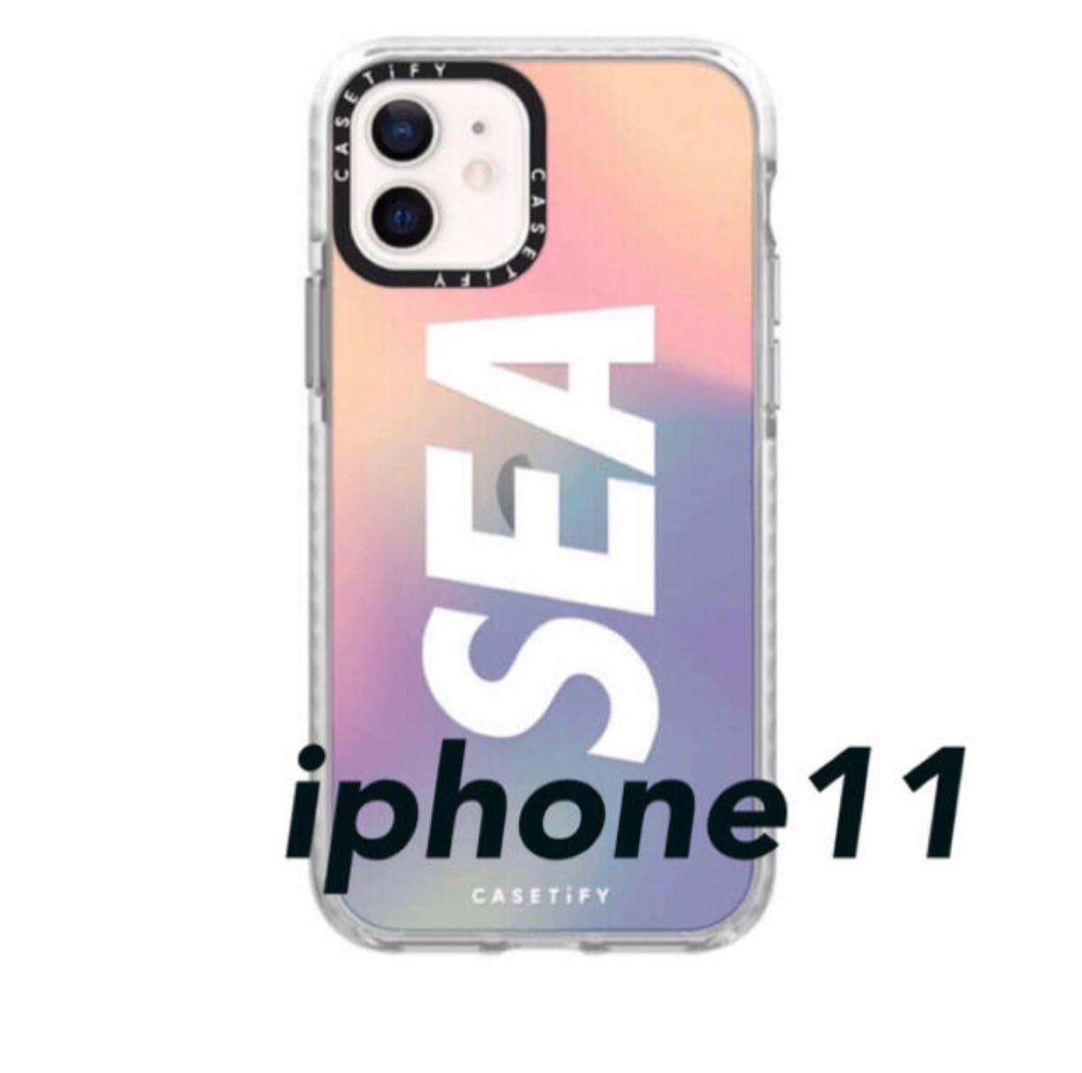 WIND AND SEA × casetify iPhone 11 impact case ウィンダンシー オーロラ レインボー