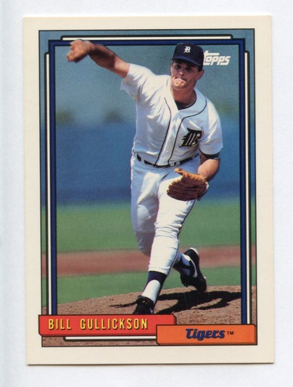 [MLB カード] Bill Gullickson 1992 Topps 508 来日外国人 ビル・ガリクソン 読売ジャイアンツ_画像1