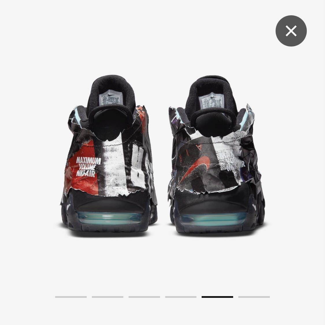 ださいⒽ ヤフオク! モア アップテンポ 96 Made Yo... - 28.0㎝ NIKE エア ⋘されていま