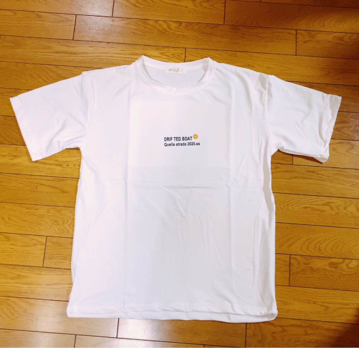 新品未使用 トムとジェリー Tシャツ ホワイト XL ビックシルエット バックプリント レディース メンズ 韓国 ファッション