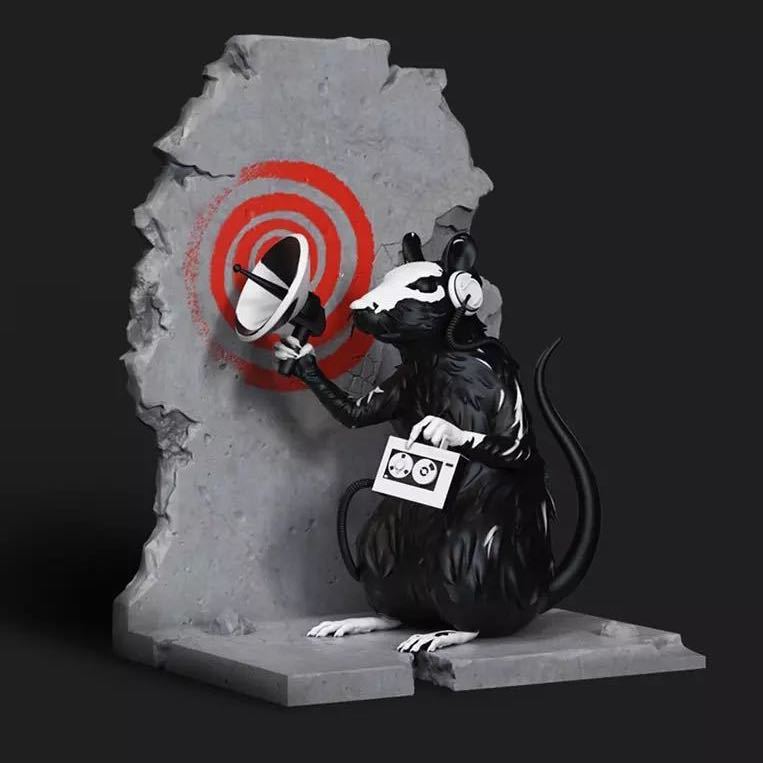 時間指定不可 DEEP SEA DIVER BANKSYバンクシー フィギュア 置物