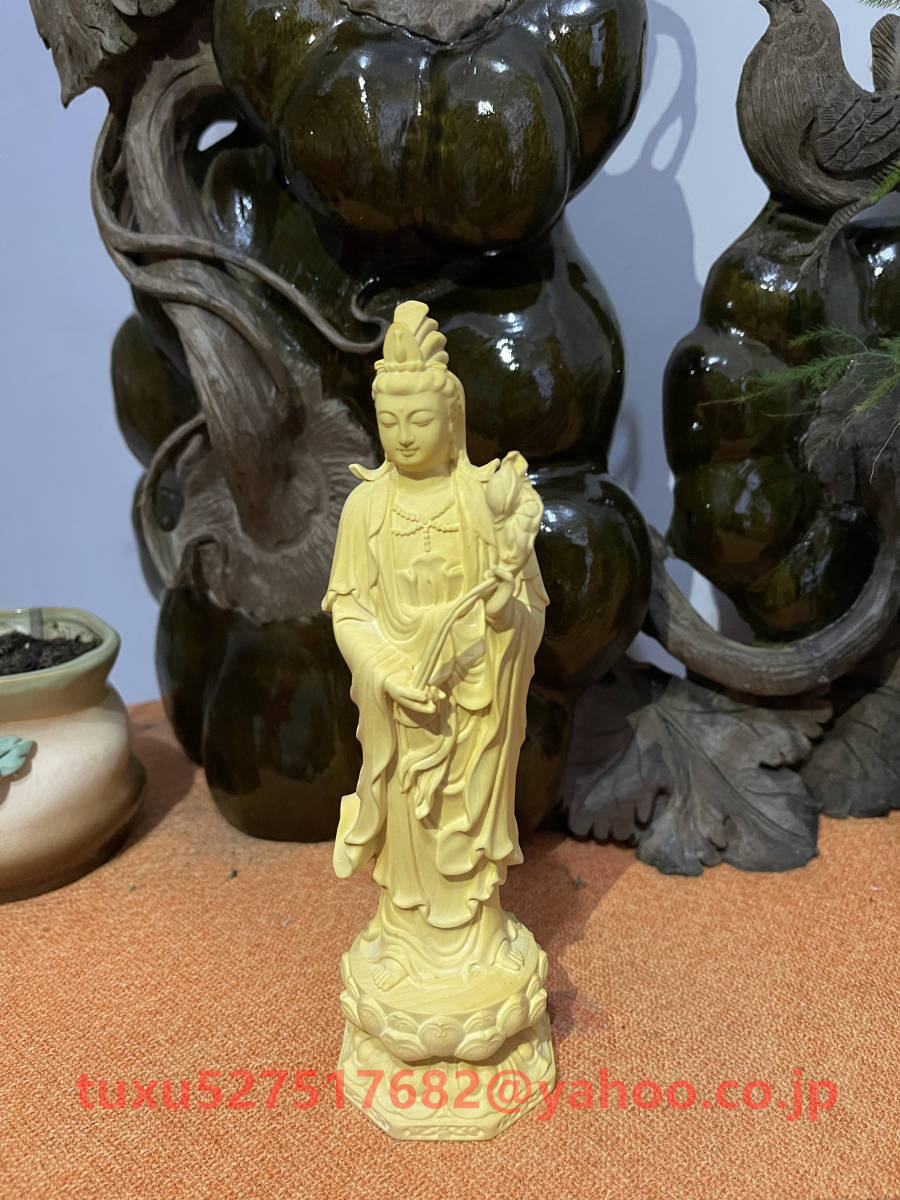Yahoo!オークション - 西方三聖 木彫り 仏像 仏教美術品 鎮宅辟邪