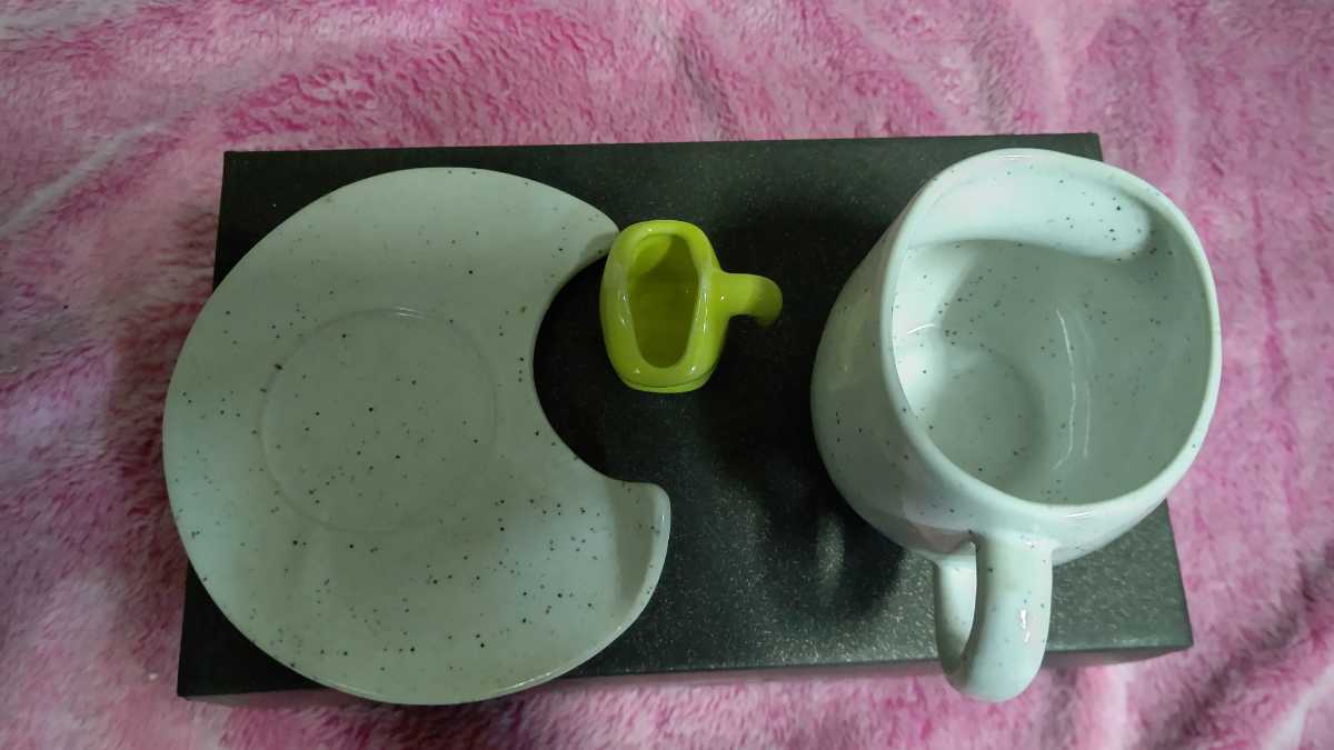 ムーンライト 星と月 パーティー 碗皿 CS-136-100 COSMO CRAFT コーヒー 紅茶 ミルクピッチャー ユニーク デザイン 【21/05 D-2】_画像4