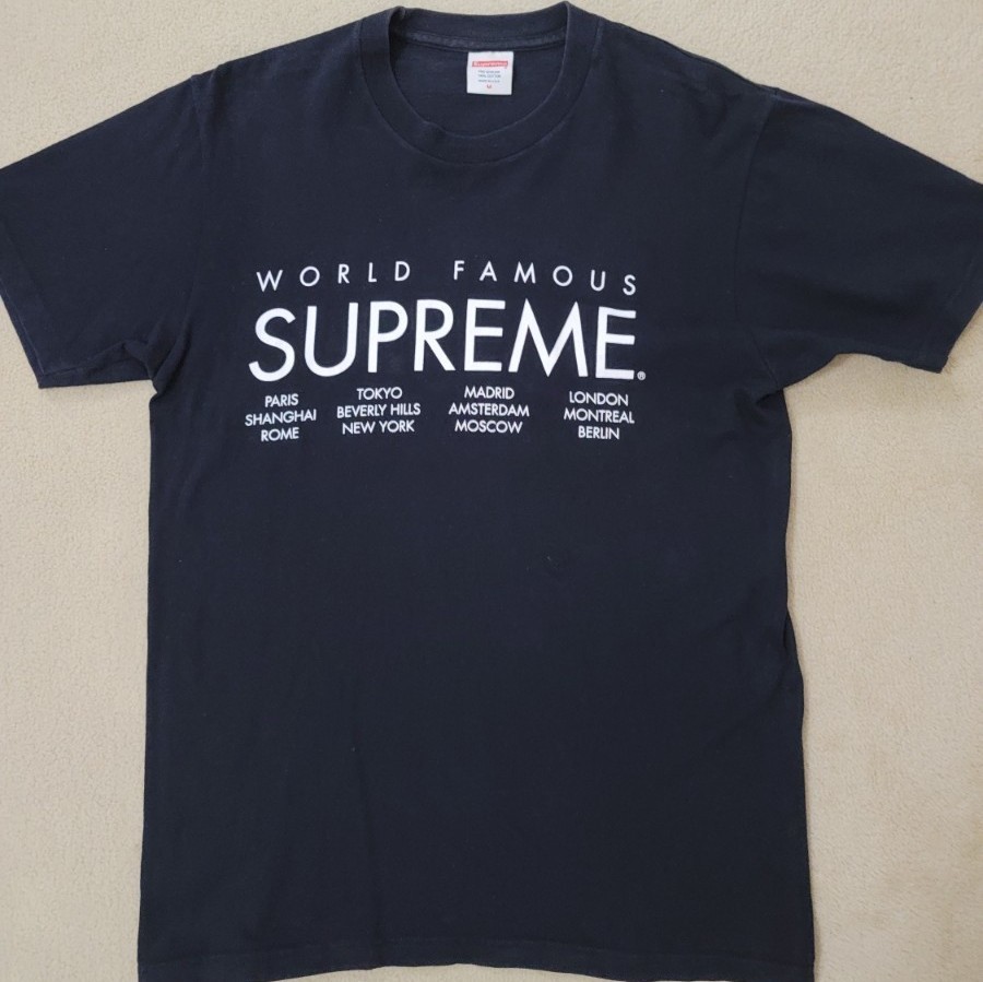 supreme WORLD FAMOUS　Tシャツ
