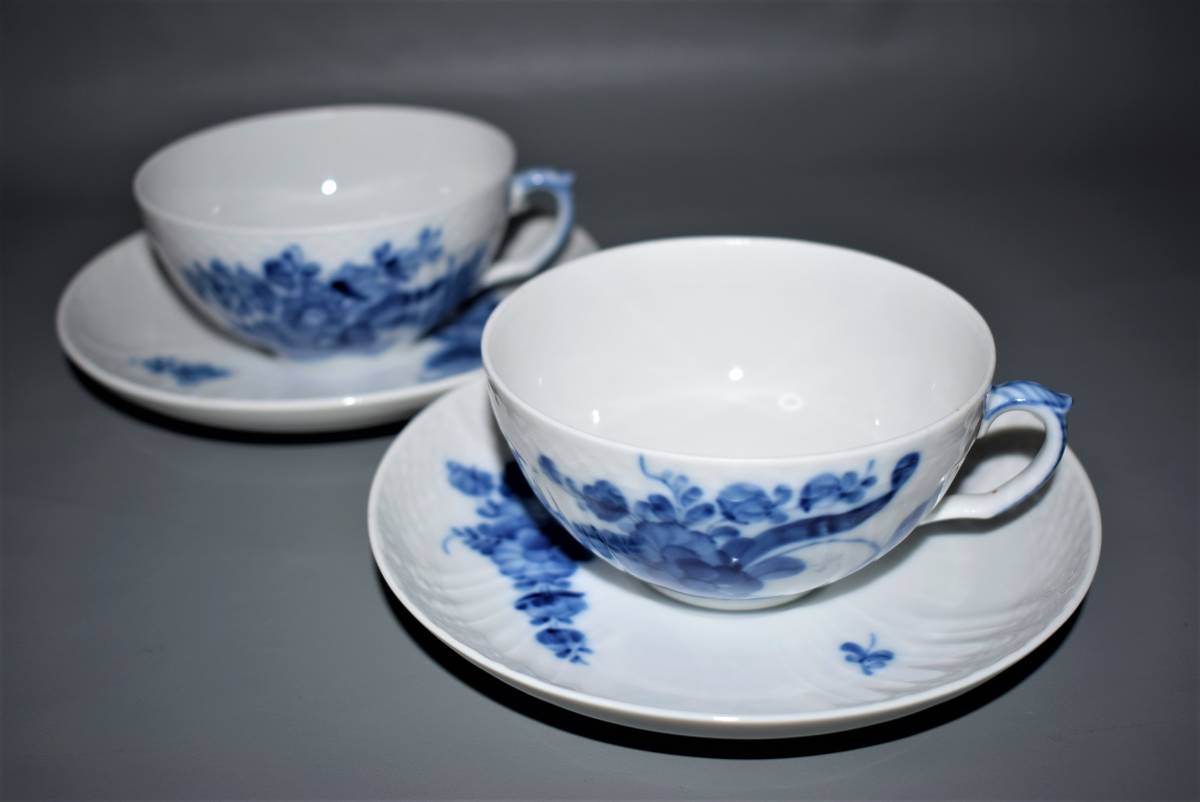 Nordic Denmark　Royal Copenhagen　blue flower curve　ブルーフラワー カーブ　tea cup＆saucer　北欧　食器　ロイヤルコペンハーゲン_ティー カップ＆ソーサー　