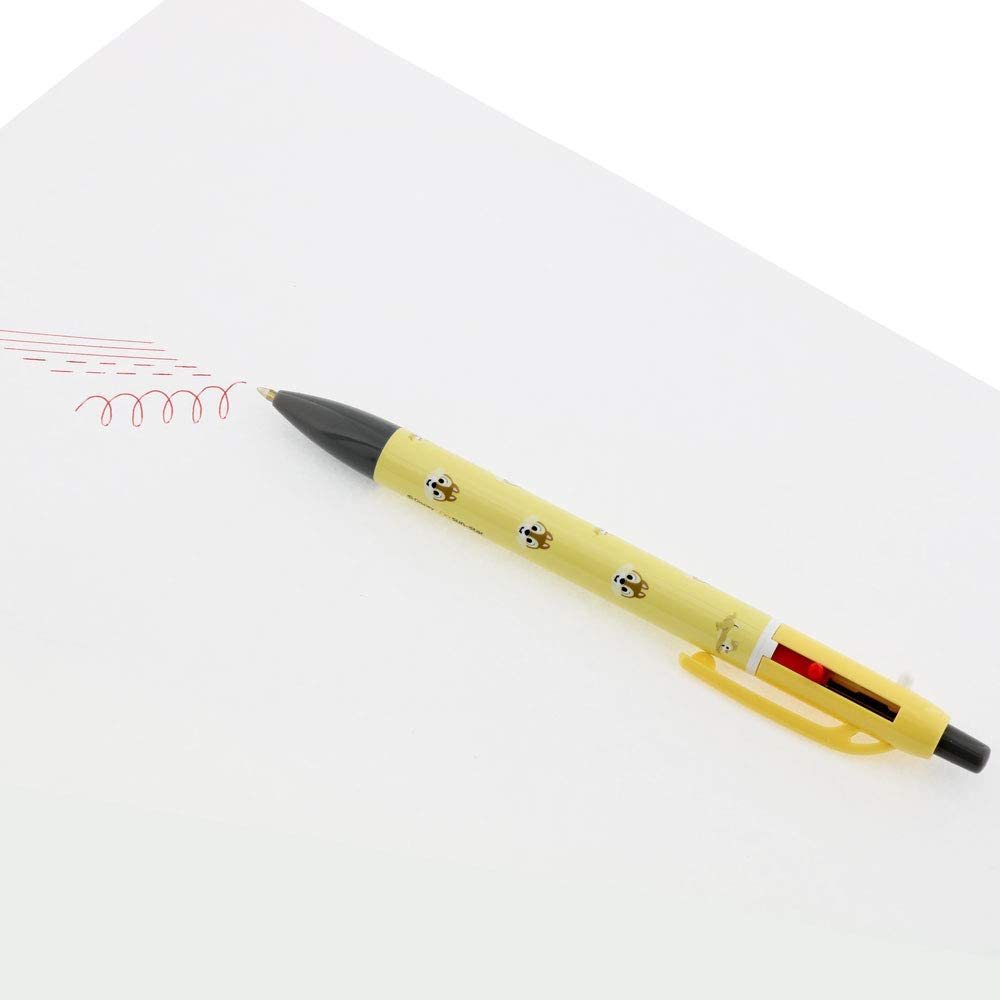 ディズニー　チップ＆デール　多機能ペン　5本セット　シャープペン＆黒・赤 2色ボールペン　イエロー　シャープペンシル　ボールペン_画像9