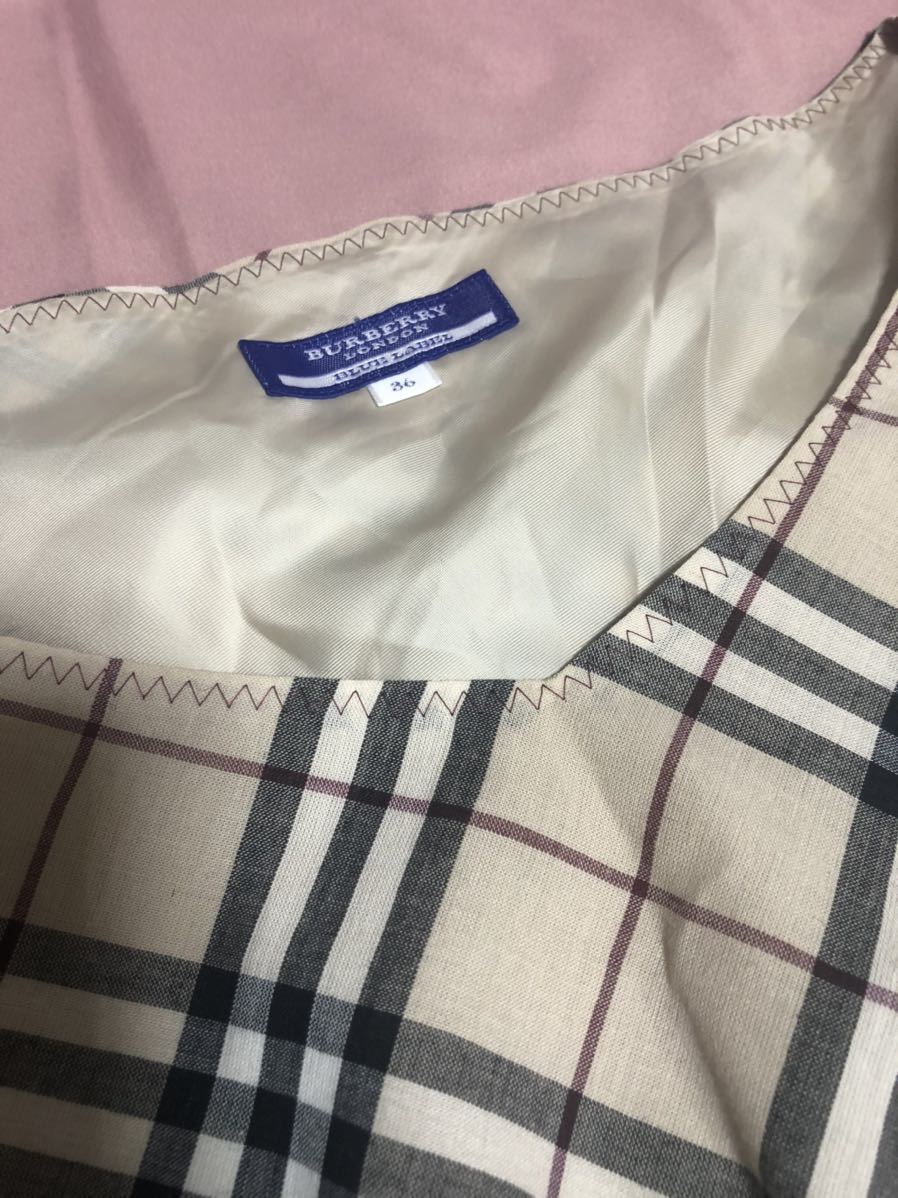 美品バーバリー ブルー レーベル BURBERRY BLUE LABEL ノバ 美品バーバリー ブルー レーベル BURBERRY BLUE LABEL ノバ