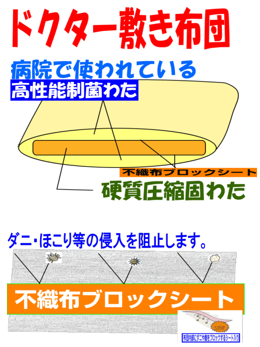 予約中!】 病院業務用 日本製 クイーンサイズ 敷布団 敷き布団 Q3層敷ふとん橙 アレルギー 収納 防ダニ 抗菌 しきふとん 敷ふとん 軽量 - クイーン用 予約中!】 病院業務用 日本製 クイーンサイズ 敷布団 敷き布団 Q3層敷ふとん橙 アレルギー 収納 防ダニ 抗菌 しきふとん 敷ふとん 軽量 - クイーン用