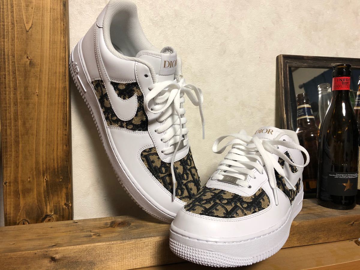 NIKE エアフォースワン Airforce1 d-dope × dior ディオール 28 NIKE エアフォースワン Airforce1 d-dope × dior ディオール 28