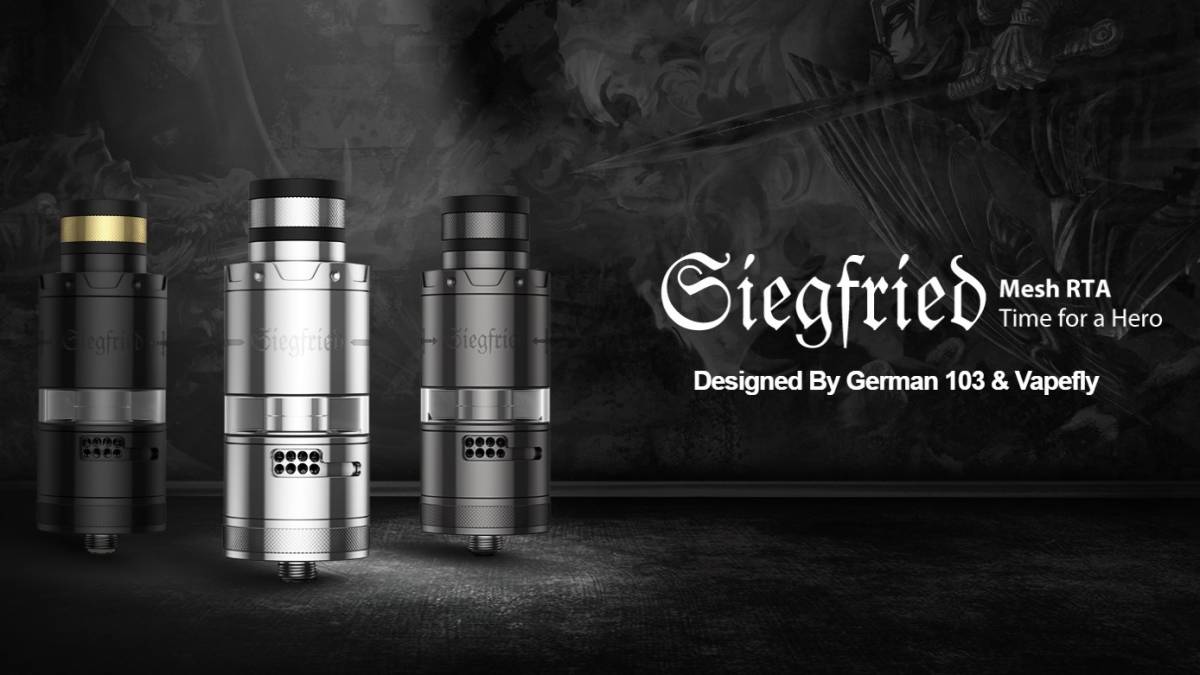 VAPE Vapefly Siegfried Mesh RTA アトマイザー SS 新品　BOX_画像1