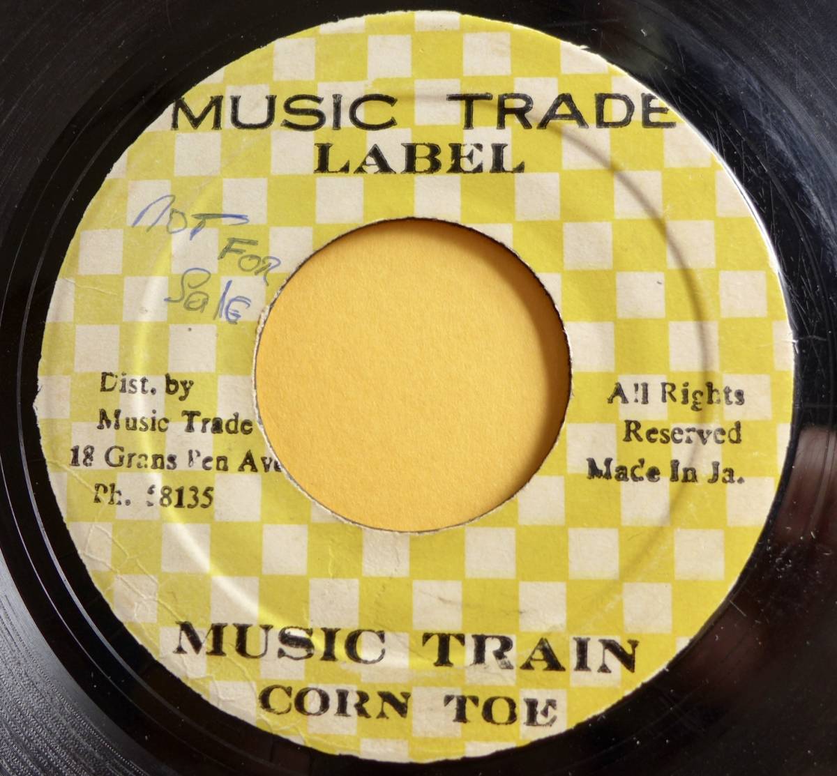 CORN TOE / MUSIC TRAIN [ MUSIC TRADE ] JA Orig 7inch_画像2