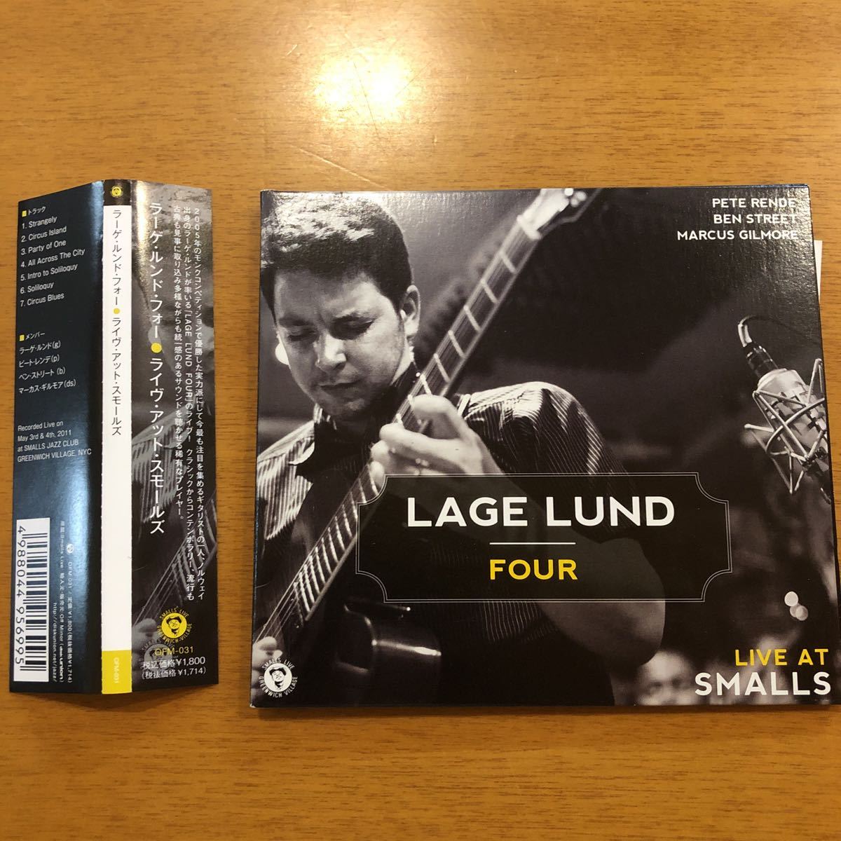 (貴重国内盤)Lage Lund Four Live at Smalls ラージュ・ルンド ラーゲ・ルンド_画像1