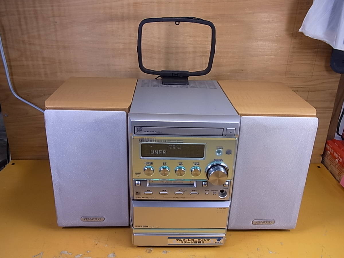 *Q/370* Kenwood KENWOOD*MD/CD system player *RXD-SK3MD LS-SK3-S* Junk 