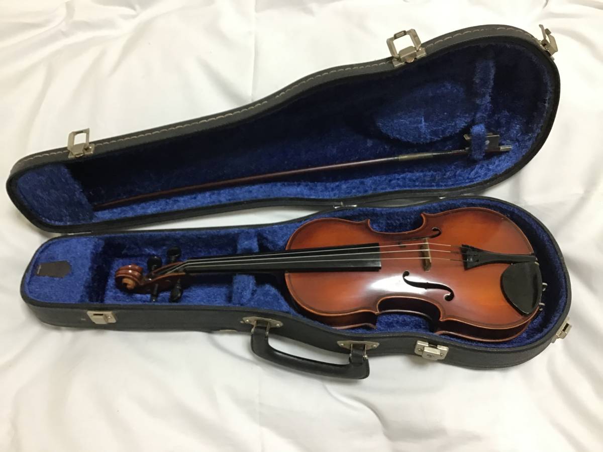 Antonio Stradivarius バイオリン No.3 1/4サイズ 弓＆ケース付き！！-