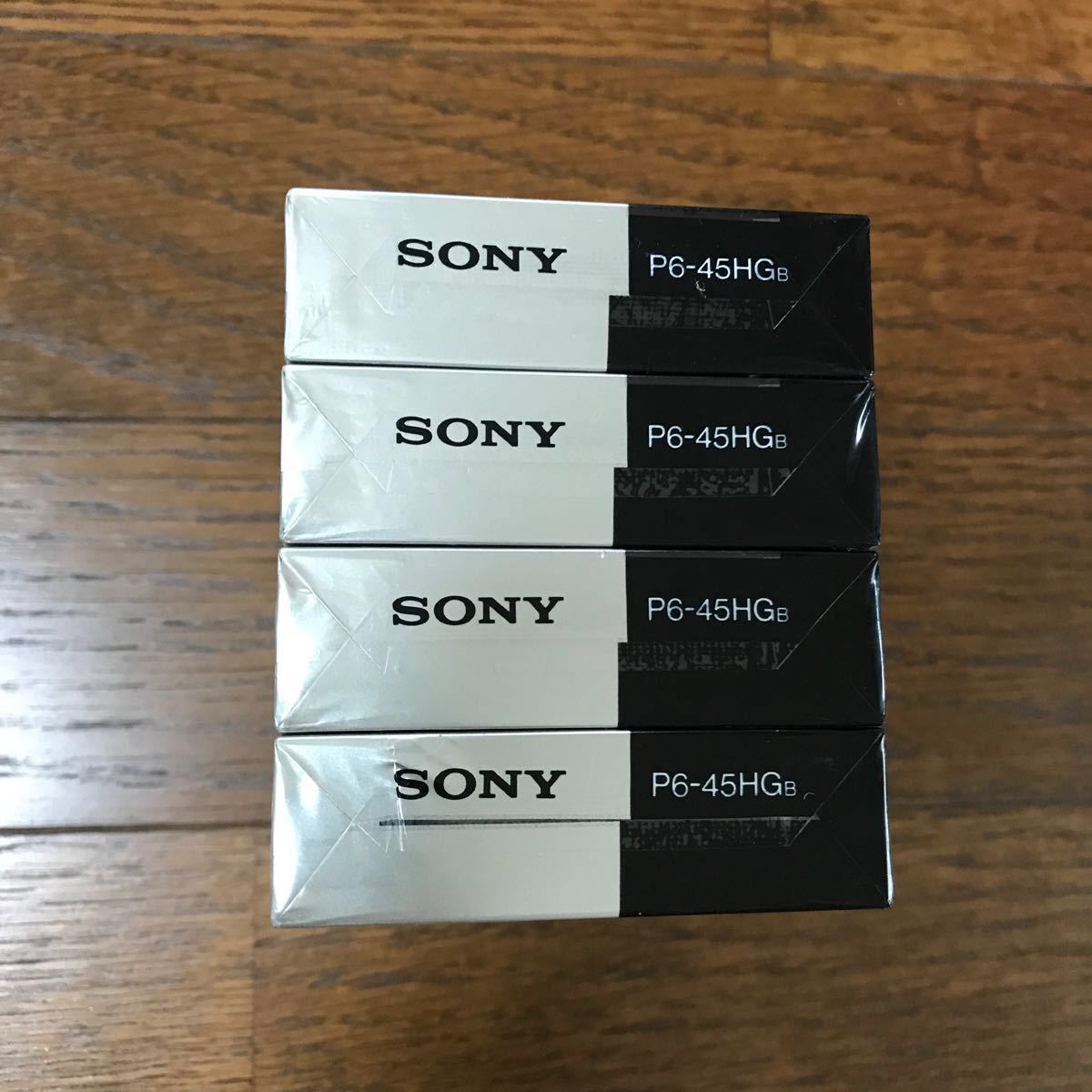 【未開封/未使用】SONY ソニー METAL HG 45 Video 8 8ミリビデオカセットテープ4本 P6-45HGB