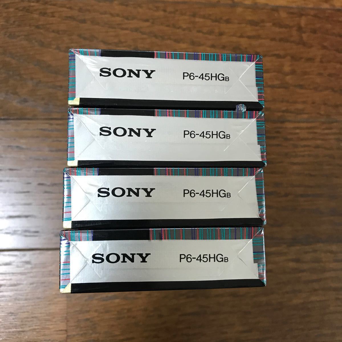 【未開封/未使用】SONY ソニー METAL HG 45 Video 8 8ミリビデオカセットテープ4本 P6-45HGB