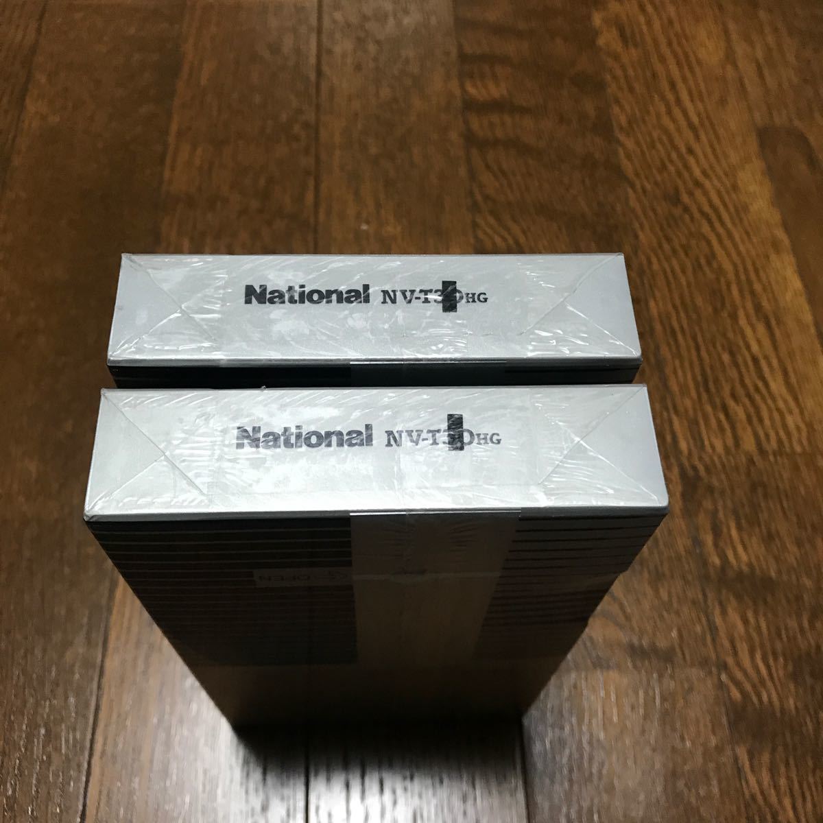 未開封【レア/貴重】松下電気産業 National 30 SUPER  HG VHS ビデオカセット NV-T30HG 2本