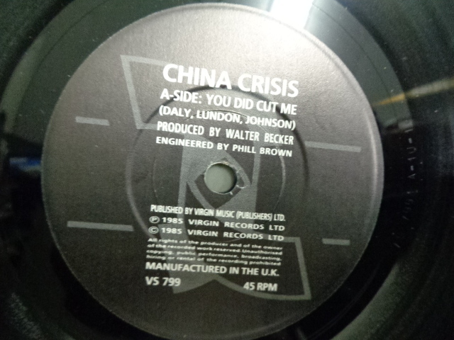 CHINA CRISIS/YOU DID CUT ME//YOU DID CUT ME(LIVE VERSION)★2枚組シングル_画像7