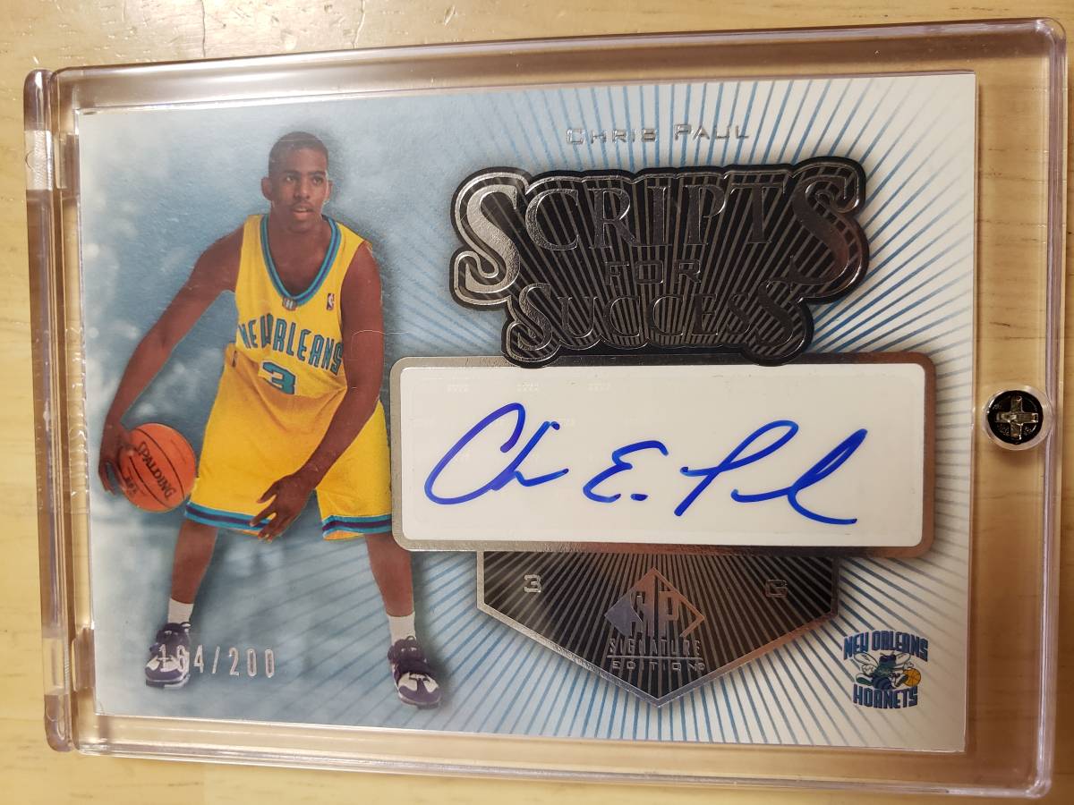 サイン 2005 -06 UD SP Script for Success CHRIS PAUL RC Auto / クリス ポール Autograph CP3_画像1