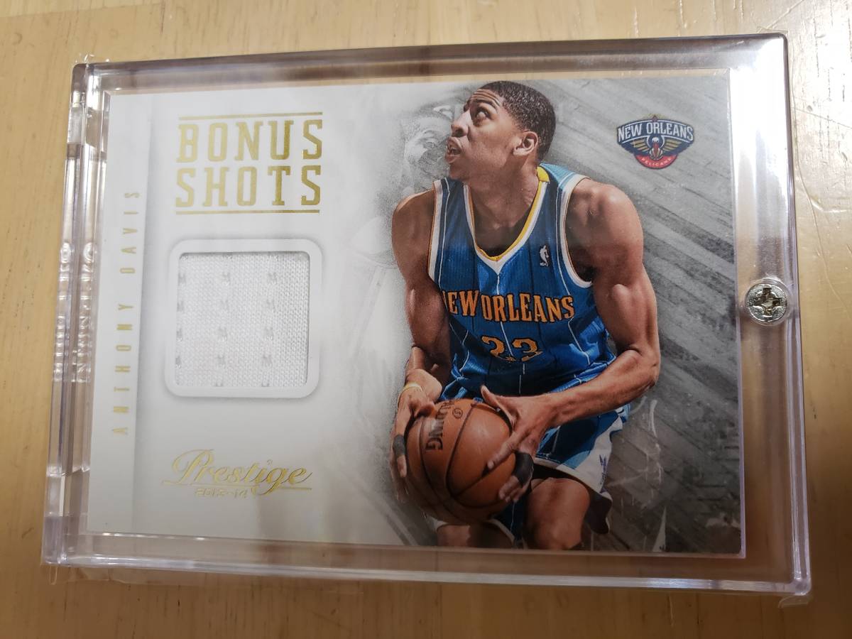 2013 -14 Panini Prestige Bonus Shots ANTHONY DAVIS Jersey / アンソニー デイビス_画像7