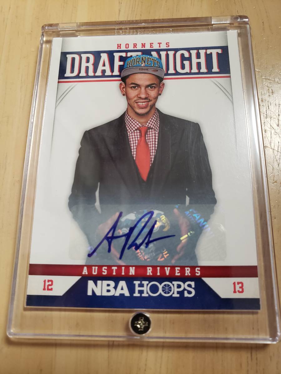 SP サイン 2012 -13 Panini Hoops Draft Night AUSTIN RIVERS RC Auto / オースティン リバース Autograph