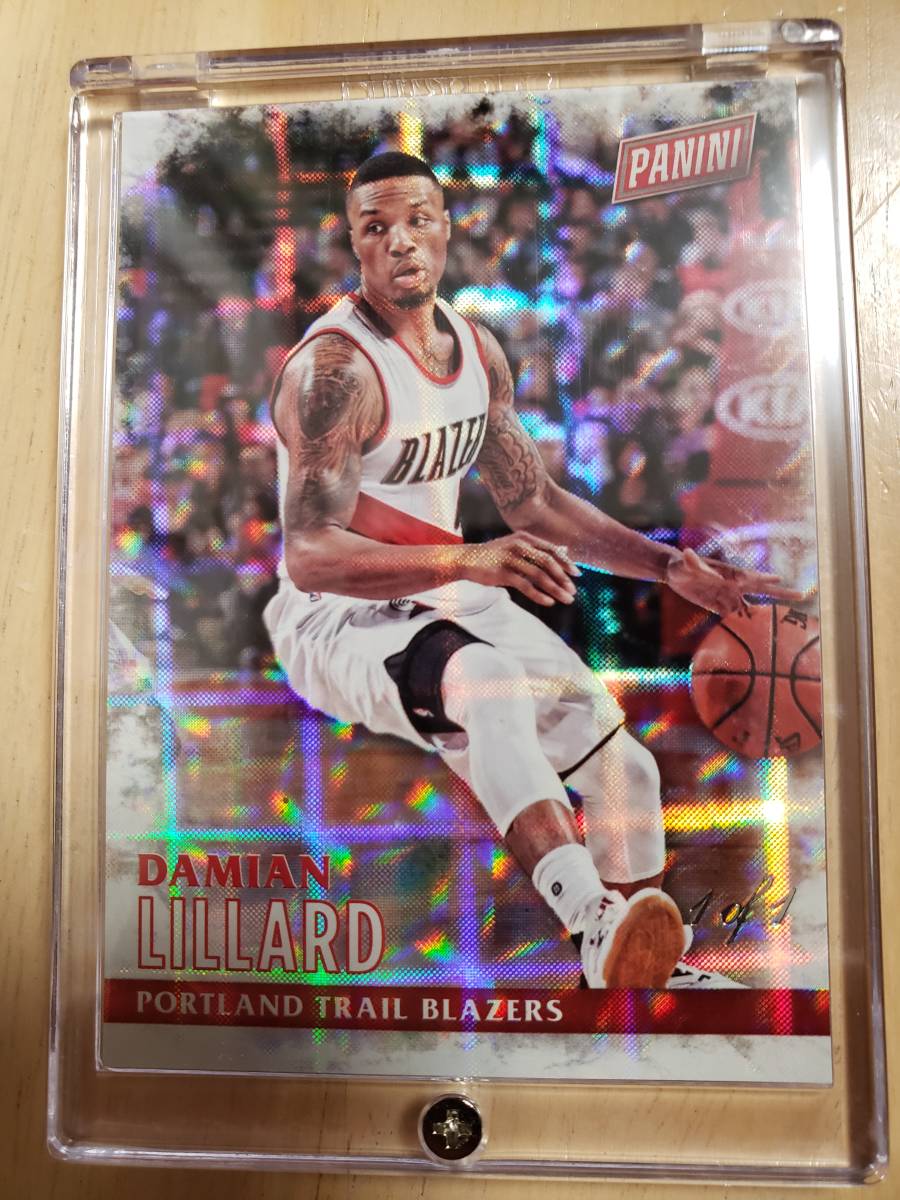 True 1/1 2016 -17 Panini Black Friday DAMIAN LILLARD / ダミアン リラード Hyper Prizm_画像1