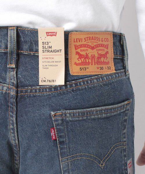 LEVI'S 085130921 W33 513T SLIM STRAIGHT ストレッチ タイトすぎずにスリムに見せる万能フィット_画像6