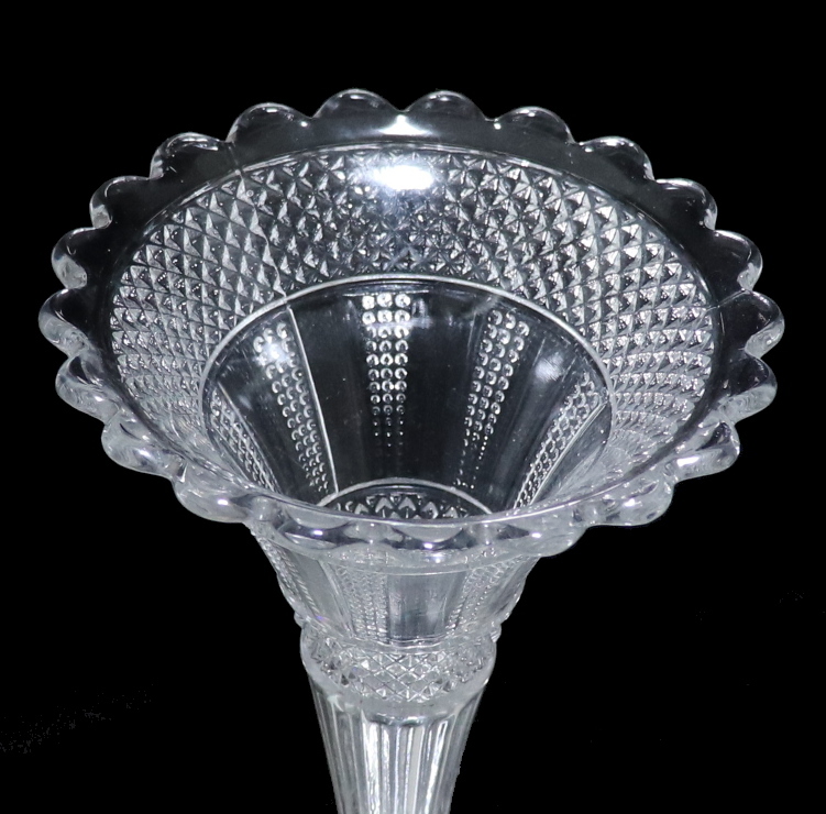 直営公式 【希少】バカラ ダイヤモンドビゾー　花瓶　フラワーベース 食器