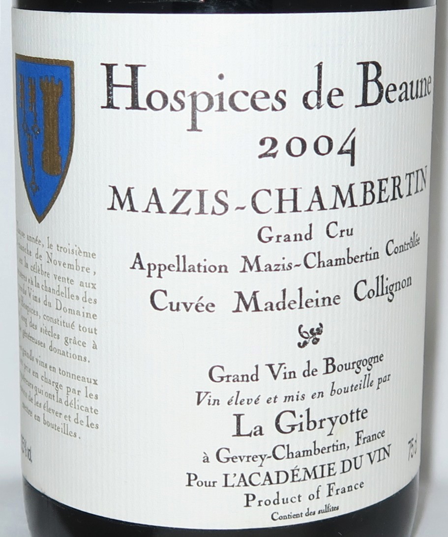 日本限定 Hospices de Beaune MAZIS-CHAMBERTIN Cuvee Madeleine