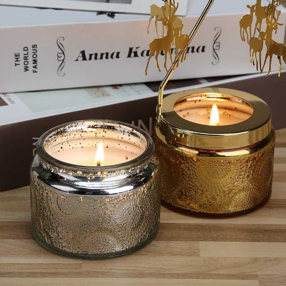  new goods unopened * aroma therapy candle gift * Gold color * candle cup candle vegetable wax 100% large legume wax . pcs 