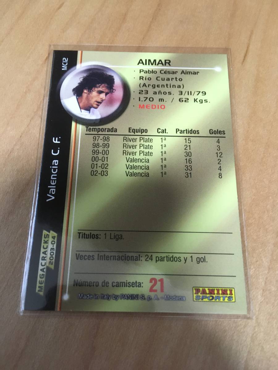 Panini 03 04 Mega Cracks アイマール バレンシア シングルカード 売買されたオークション情報 Yahooの商品情報をアーカイブ公開 オークファン Aucfan Com Panini 03 04 Mega Cracks アイマール バレンシア シングルカード 売買されたオークション情報 Yahooの商品情報をアーカイブ公開 オークファン Aucfan Com
