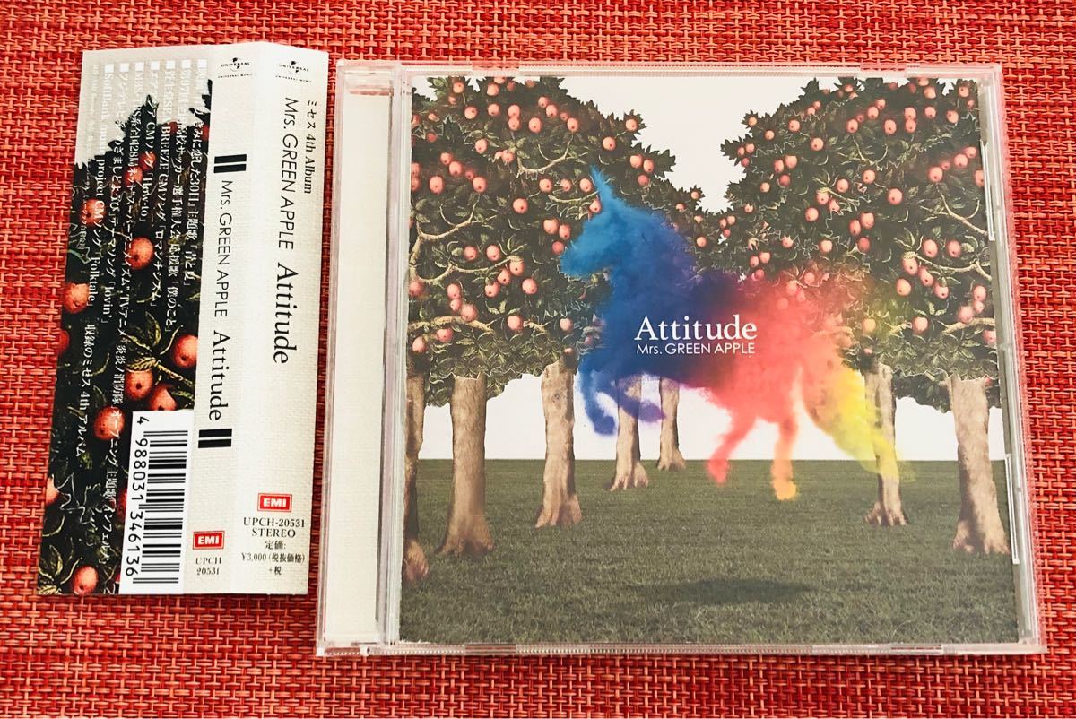 Attitude Mrs GREEN APPLE レンタル落ち CD アルバム｜PayPayフリマ