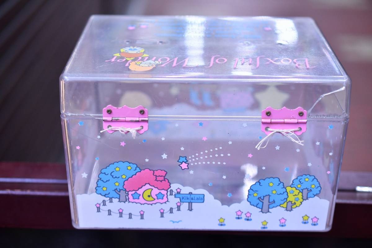  that time thing 1976 year the first period ki Kirara Little Twin Stars Sanrio beauty box Showa Retro case case present condition goods 