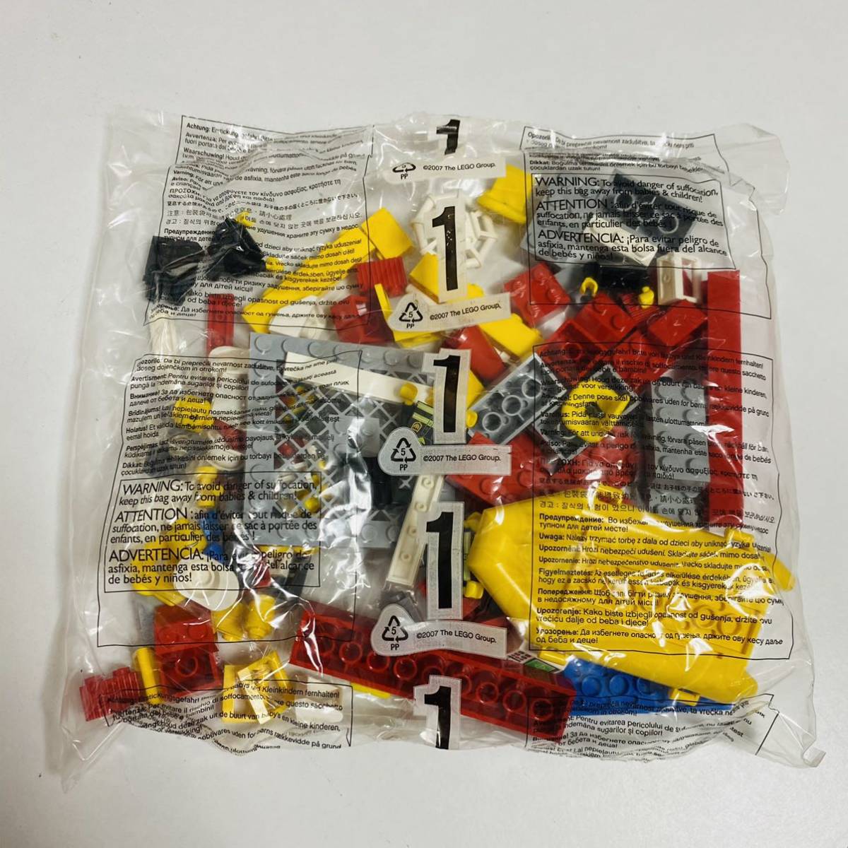 【中古品】LEGO CITY レゴ シティ 7207 ファイヤーボート 消防船 パーツ未確認 一部袋未開封 現状品 希少 レア_画像3