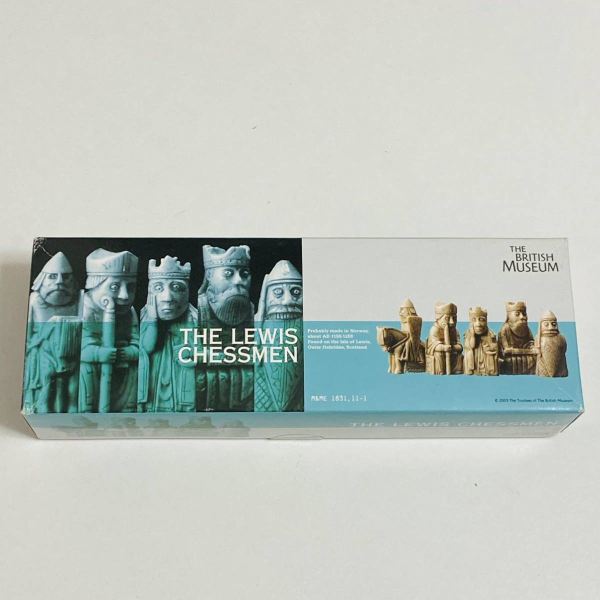 【極美品】海洋堂 ルイス島のチェス THE LEWIS CHESSMEN チェス駒 5個セット 大英博物館 希少 レア