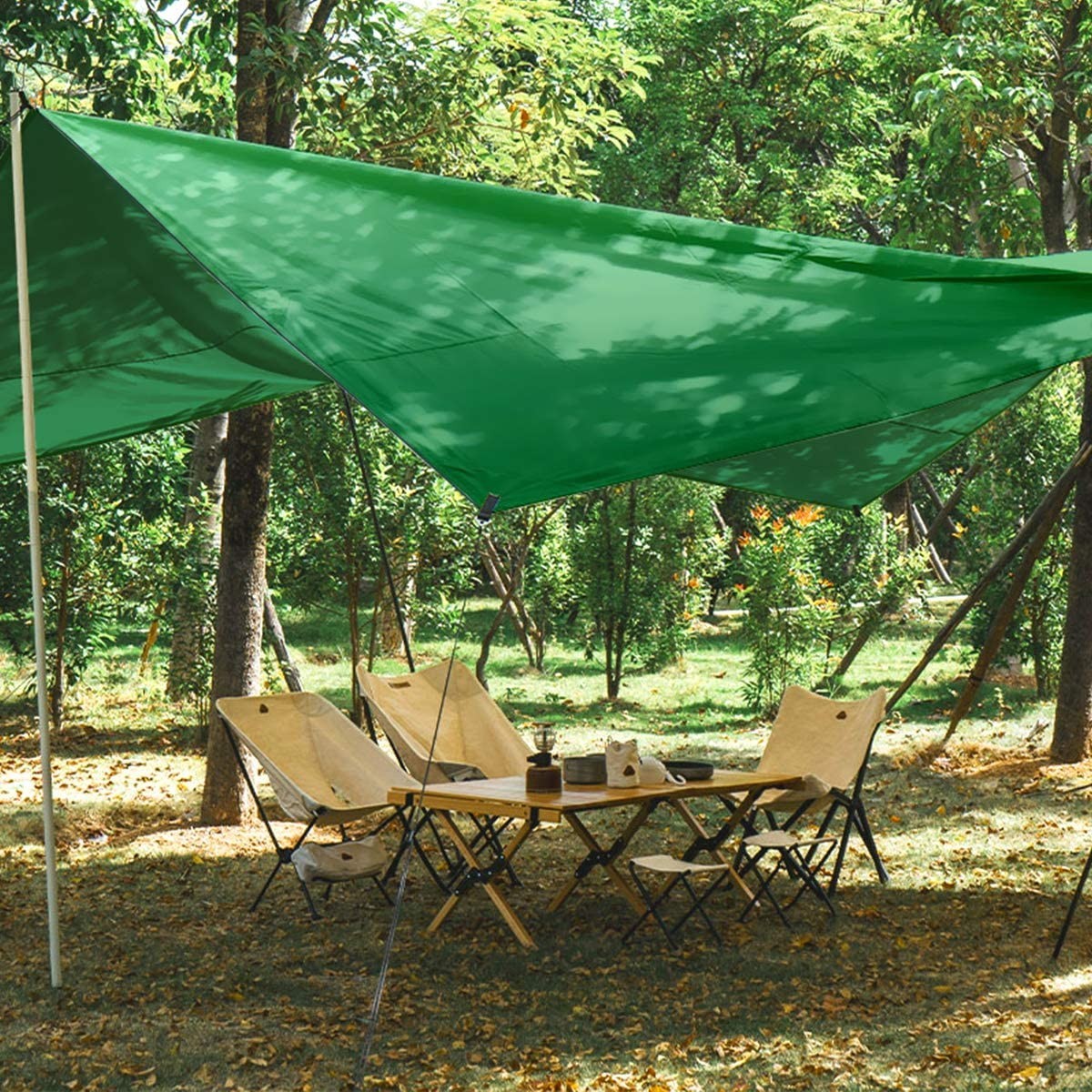 【最終値下げ】防水タープ タープ テント 軽量 日除け 高耐水加工 UVカット 軽量テント サンシェルター 紫外線カット 多機能