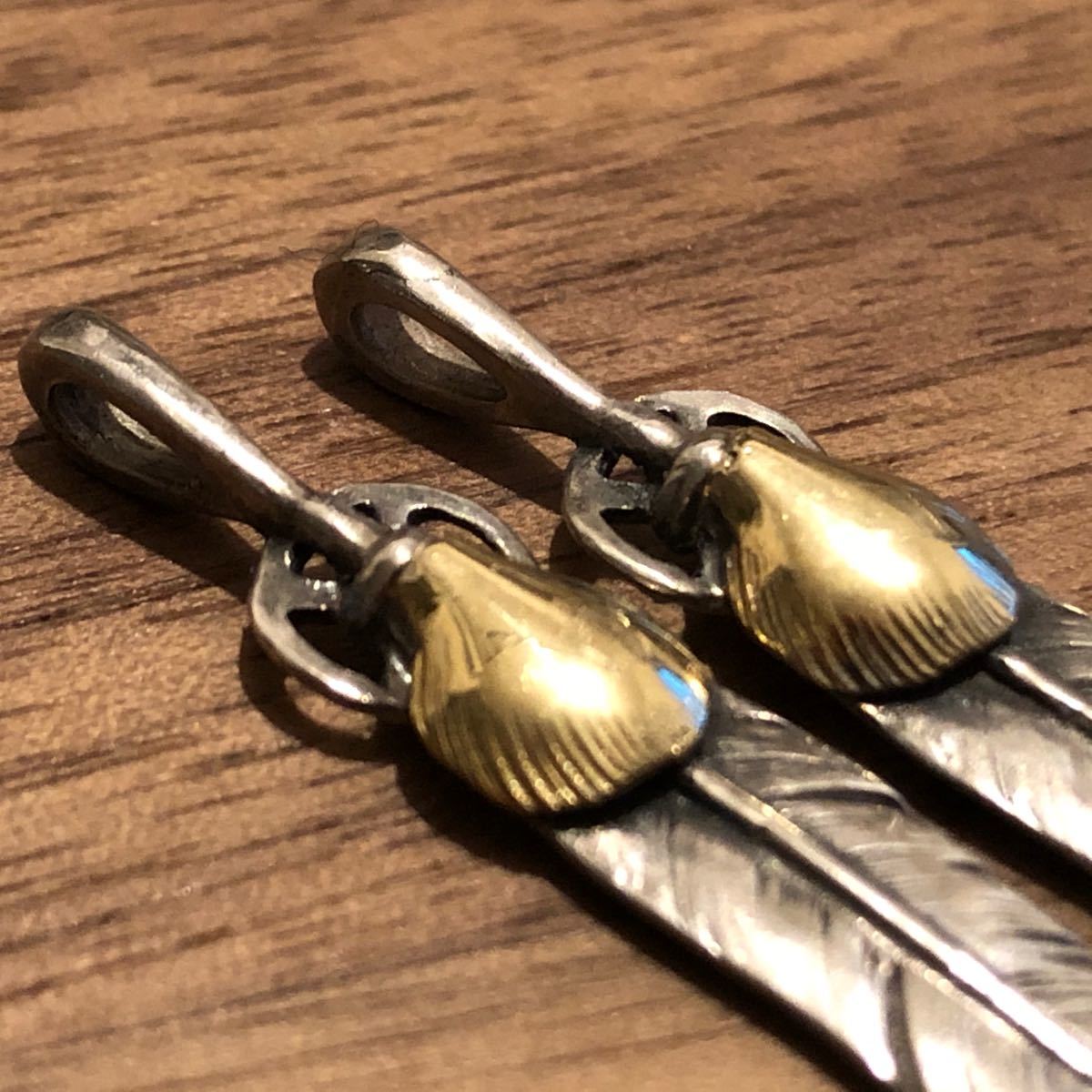 goro's ゴローズ Sサイズ 上金ハートホイールフェザー 2枚セット goro's ゴローズ Sサイズ 上金ハートホイールフェザー 2枚セット