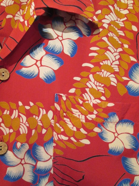 古着、 アロハシャツ　 ハワイアン（Mサイズ）クレイジーシャツ レーヨン サイケ柄、総柄、ビンテージ、ロック 送料￥２８０ _画像3