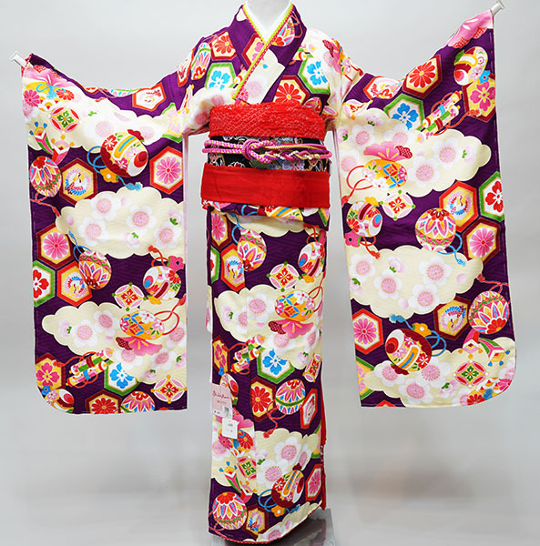 七五三 七歳 女児 着物 フルセット 式部浪漫 日本製 新品 （株）安田屋 NO34886_画像1