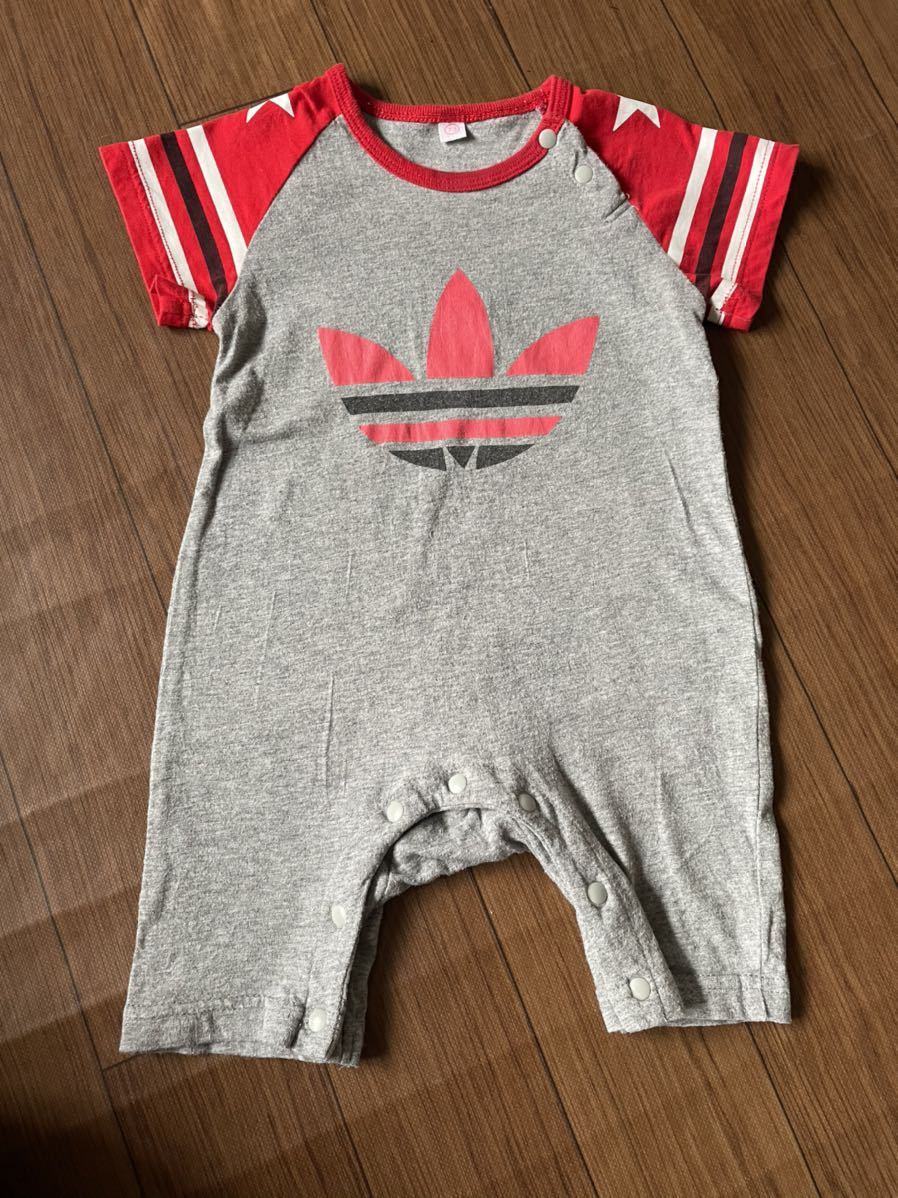 Adidas ベビーファッション 半袖 ロンパース 70cm 男の子 グレー Hivesandiego Com Adidas ベビーファッション 半袖 ロンパース 70cm 男の子 グレー Hivesandiego Com