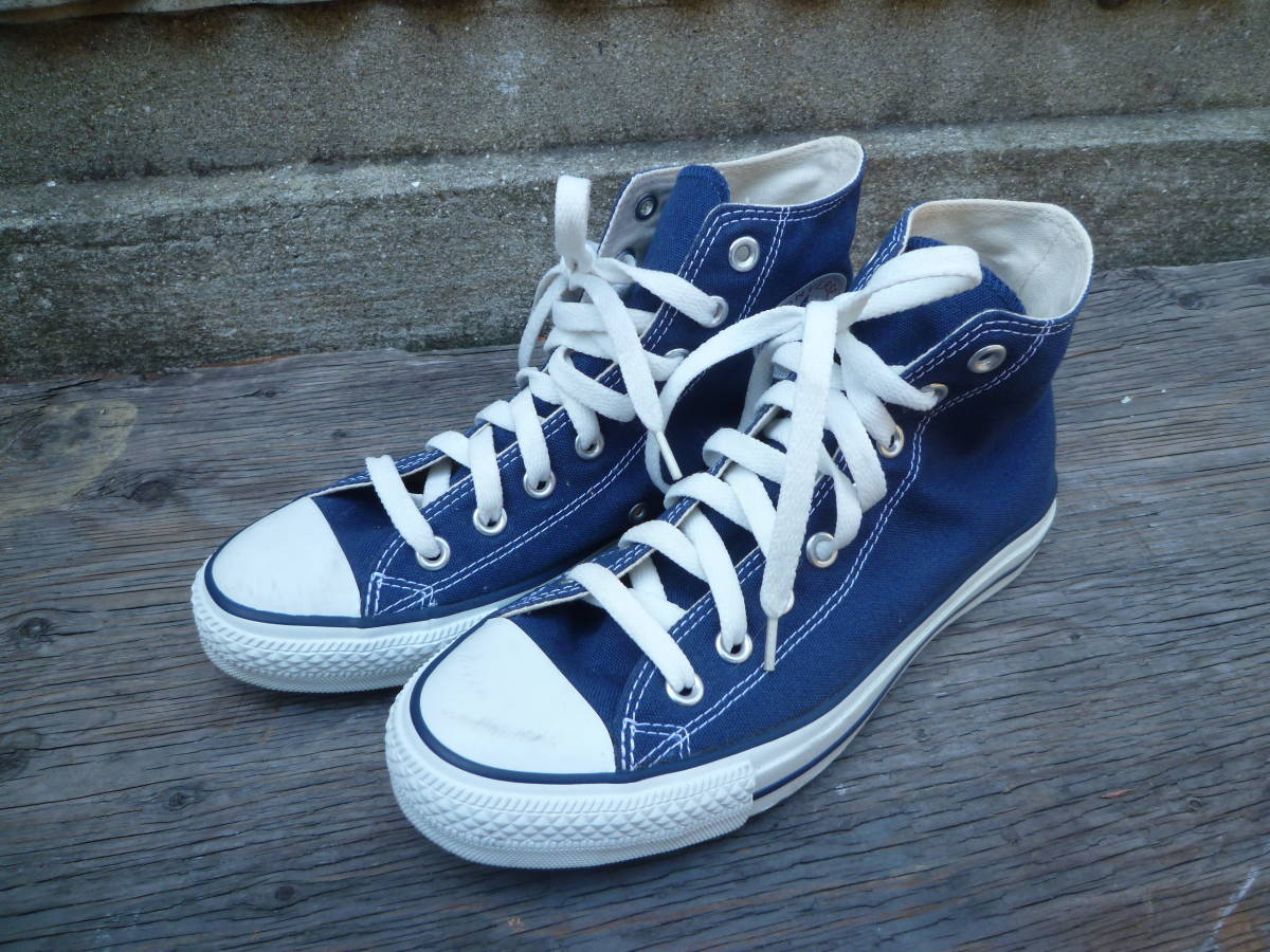 M7813 Vintage CONVERSE all Star Converse 25cm navy blue Yupack 60 size (0305)