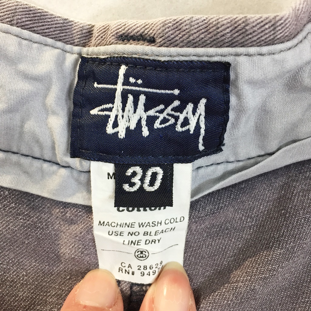 【人気】STUSSY/ステューシー ハーフパンツ コットン100％ グレー サイズ30/S1838の画像5