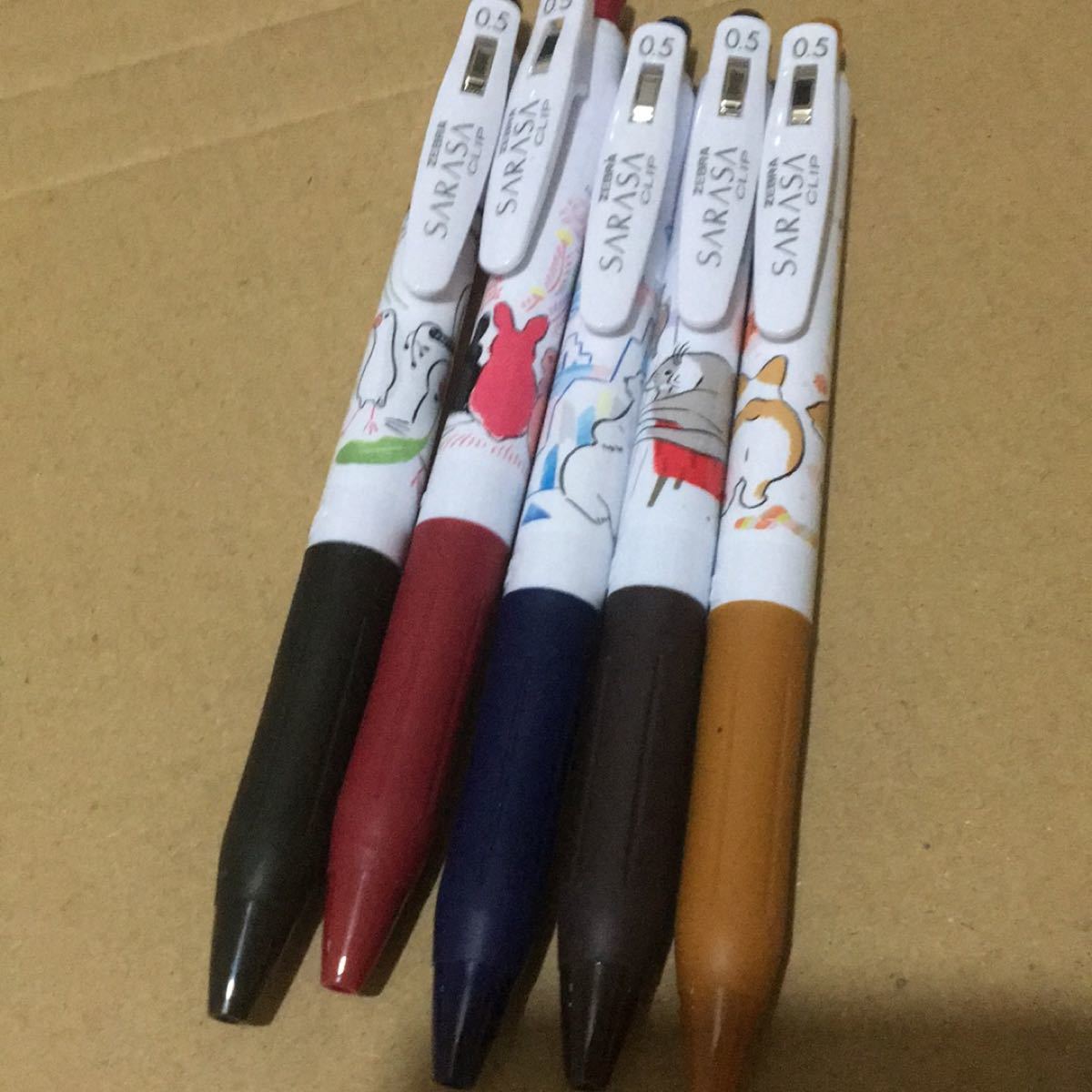 Paypayフリマ ボールペン Sarasa 限定 ゼブラ サラサクリップ アニマルライフスタイル 全5本セット Paypayフリマ ボールペン Sarasa 限定 ゼブラ サラサクリップ アニマルライフスタイル 全5本セット