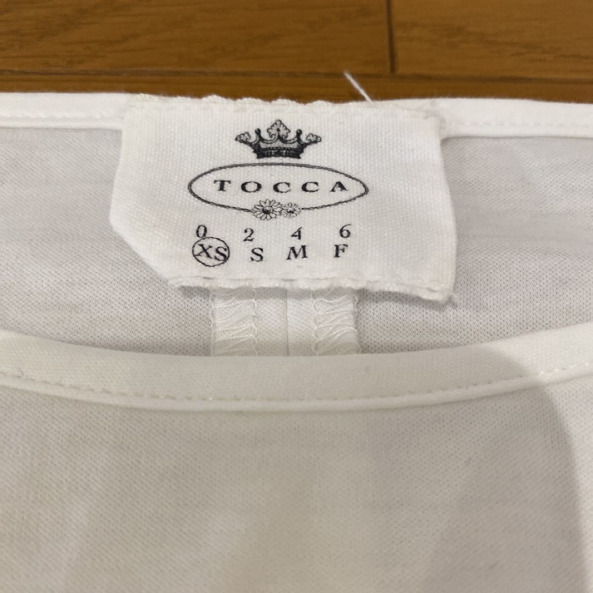 最終値下げ　数回着用　tocca チュール袖　トップス