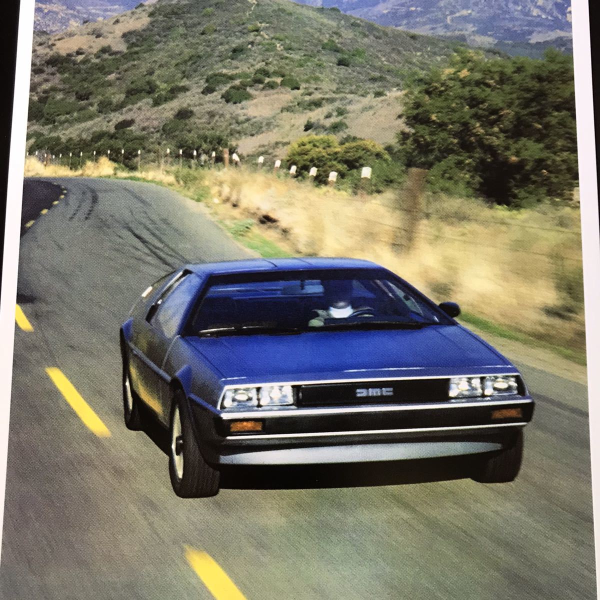 ポスター★デロリアン DMC-12 1980年 ポスター #2★DeLorean/バック・トゥ・ザ・フューチャー/USJ_画像3