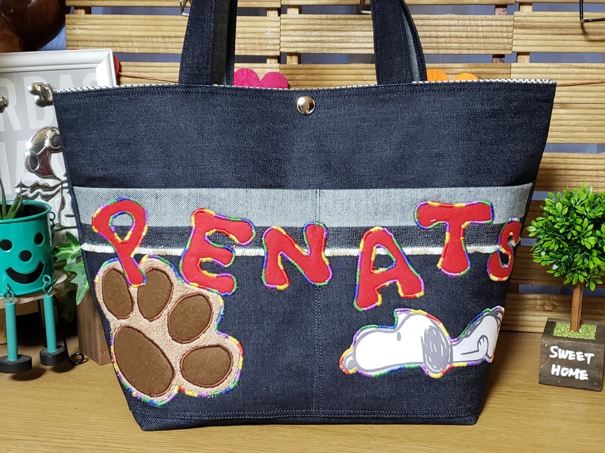 ハンドメイド★デニムde.(*^-^)トートbag☆