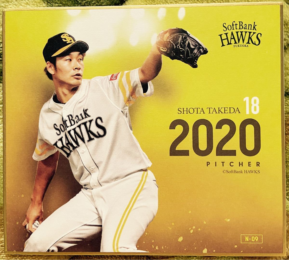 福岡ソフトバンクホークス2020 トレーディングmini色紙(武田選手)