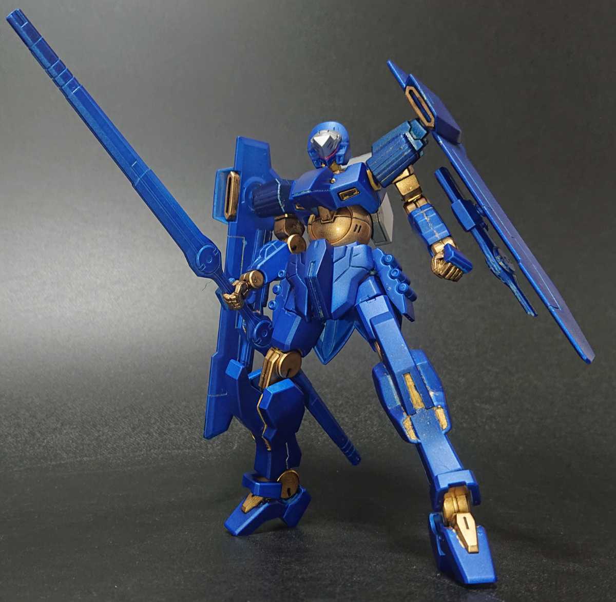 HGUC 1/144 ガンダムGのレコンギスタ モンテーロ クリム・ニック専用機 チタニウムフィニッシュ風塗装完成品 ガンプラ フィギュア 同梱歓迎