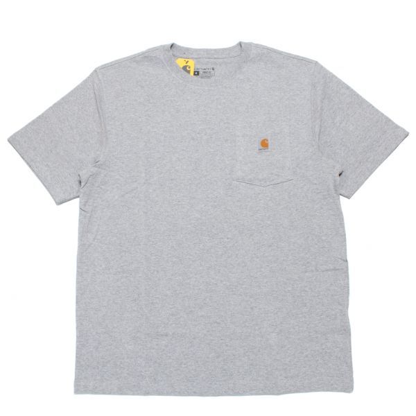 新品 Carhartt カーハート Tシャツ 半袖 ポケット付き K87 HG M_画像1