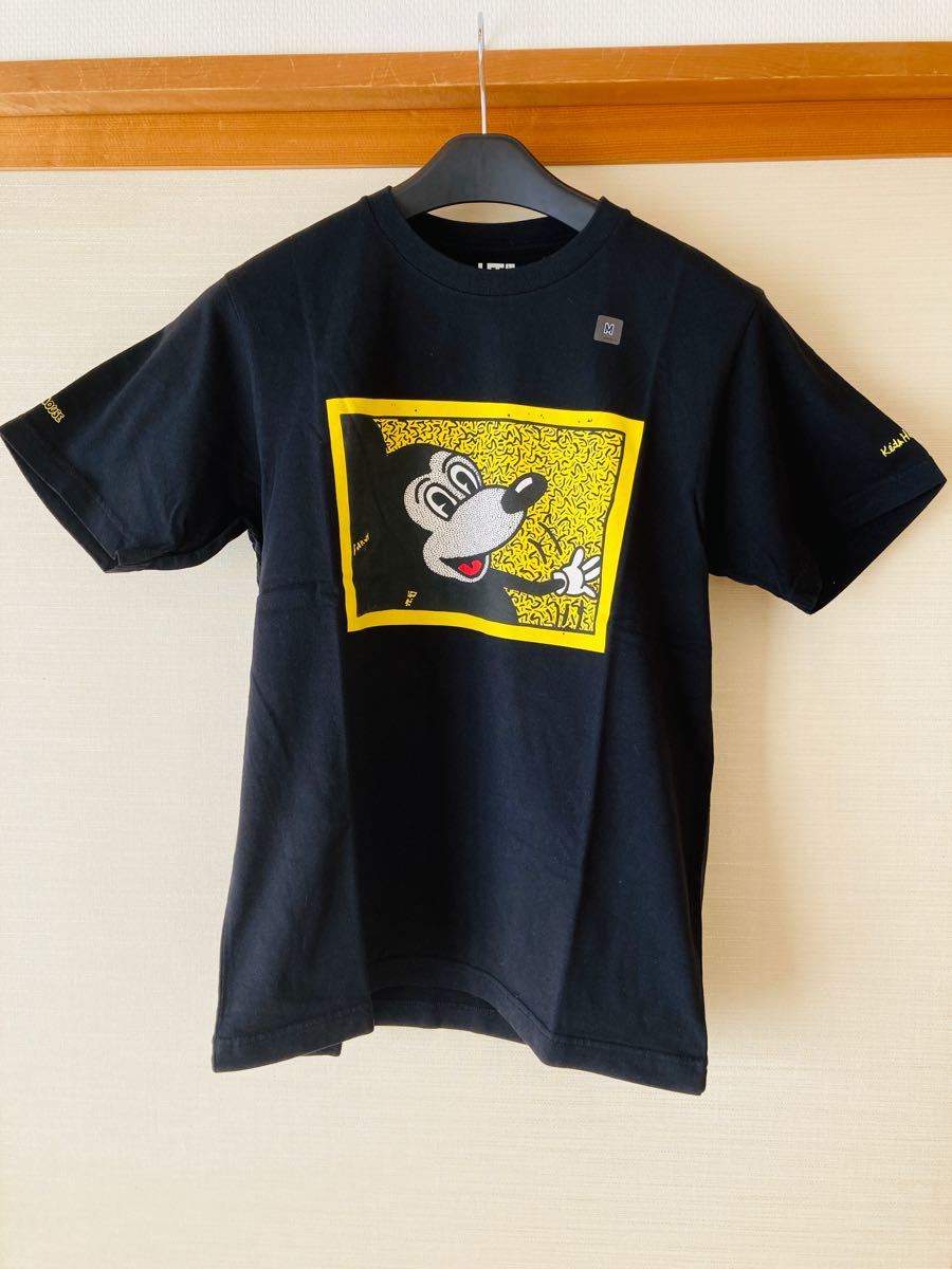 限定 ミッキー マウス キース・ヘリング ラージ 新品 定価28万 希少 ユニクロ キースヘリング ミッキーマウス コラボ tシャツ L